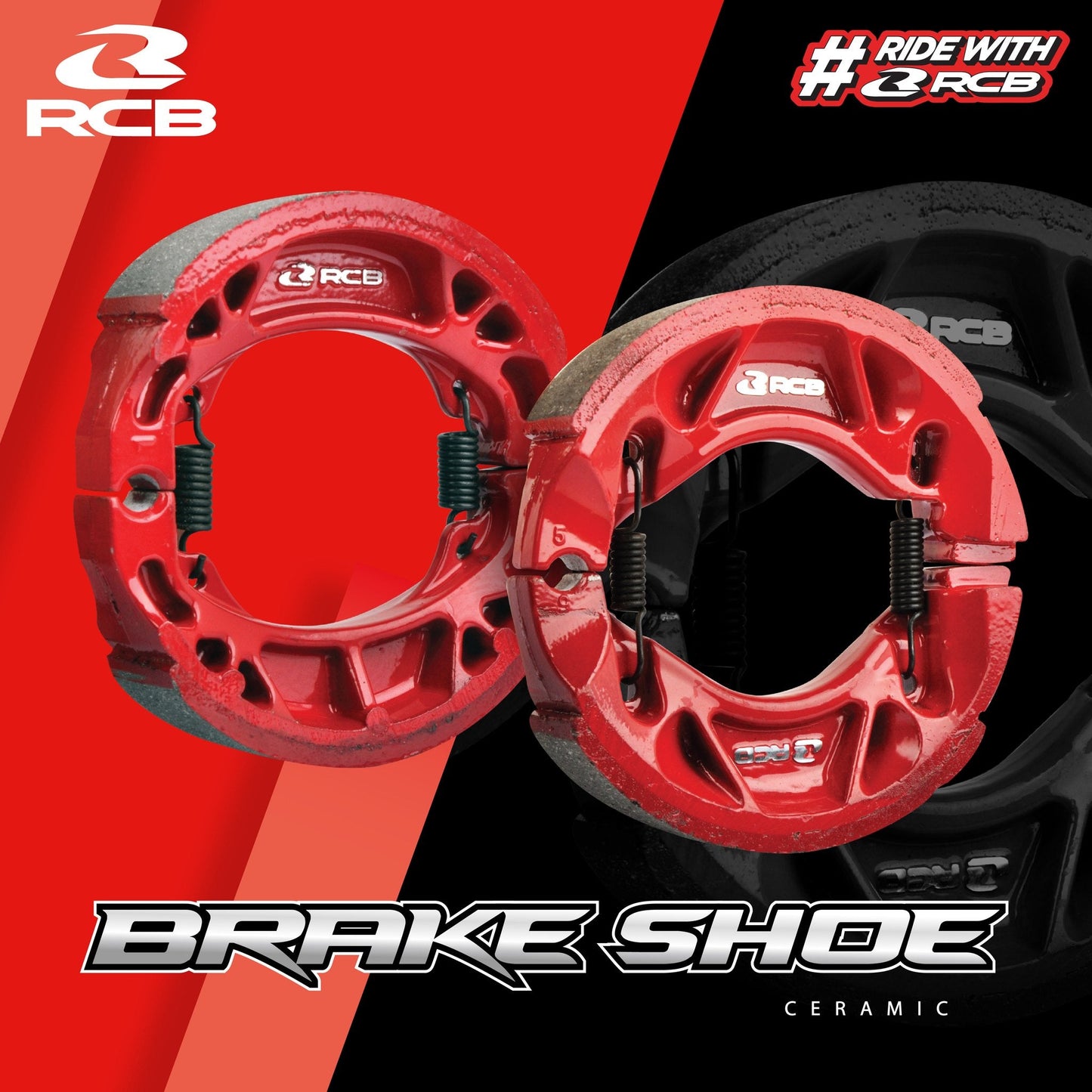RCB BRAKE SHOE - LC | Part 01BS002R