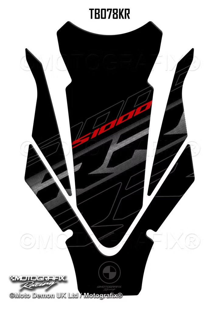 BMW S1000RR 2025 2026 Motorcycle Tank Pad Protector Motografix 3D Gel TB078KR