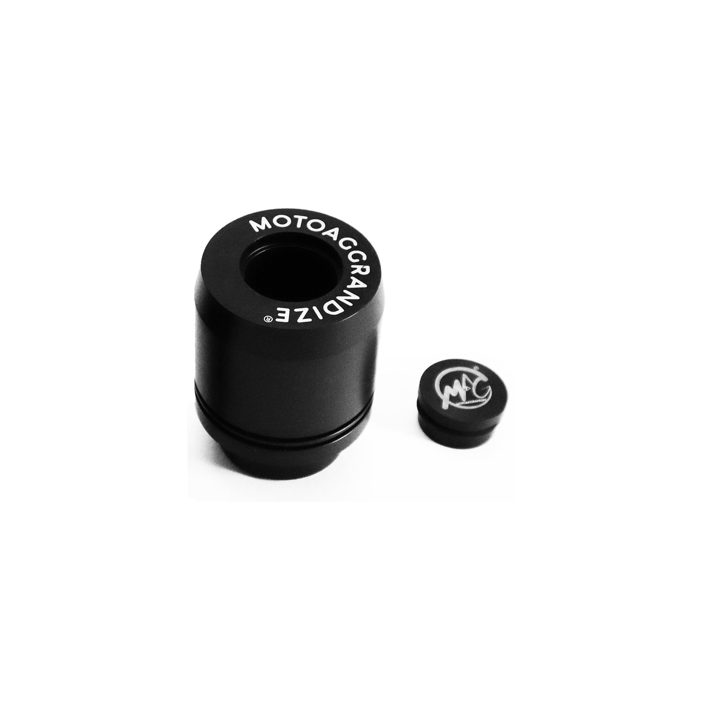 Replacement Delrin pucks for Motoaggrandize Frame Sliders (Big) - Motoaggrandize