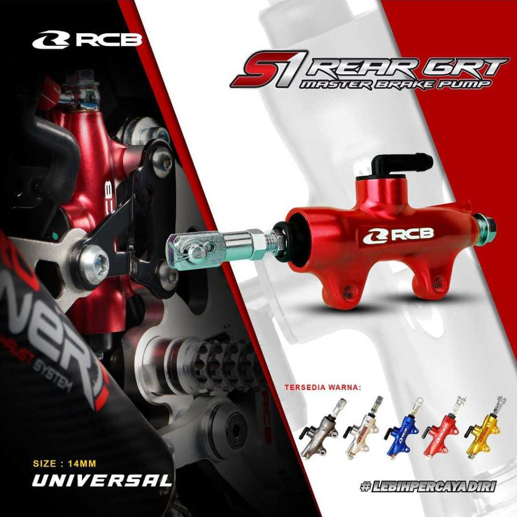 RCB BRAKE PUMP S1 GRT REAR (14MM) | Part 01BP021R