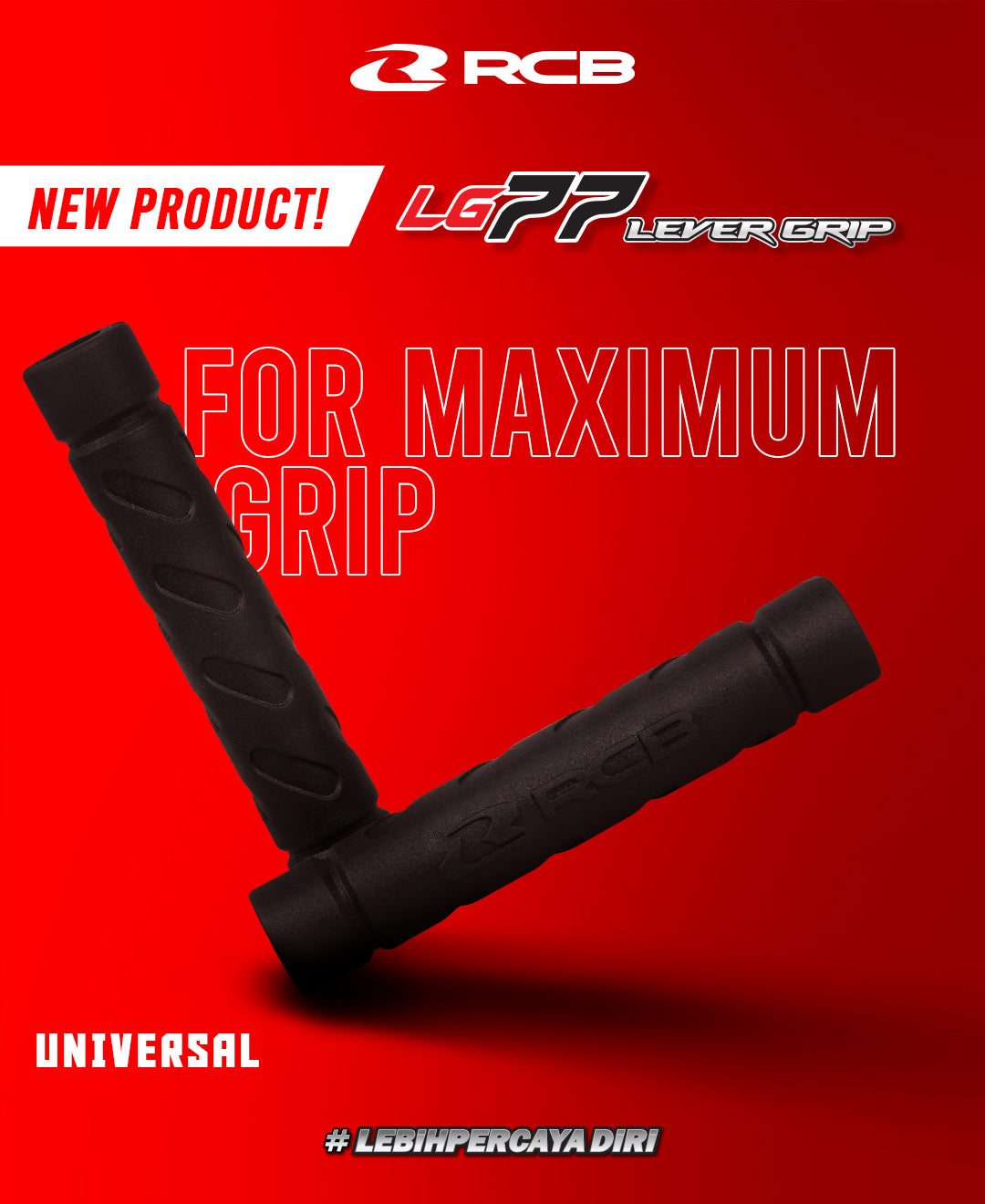 RCB LEVER GRIP LG77 - BK | Part 01LG004B
