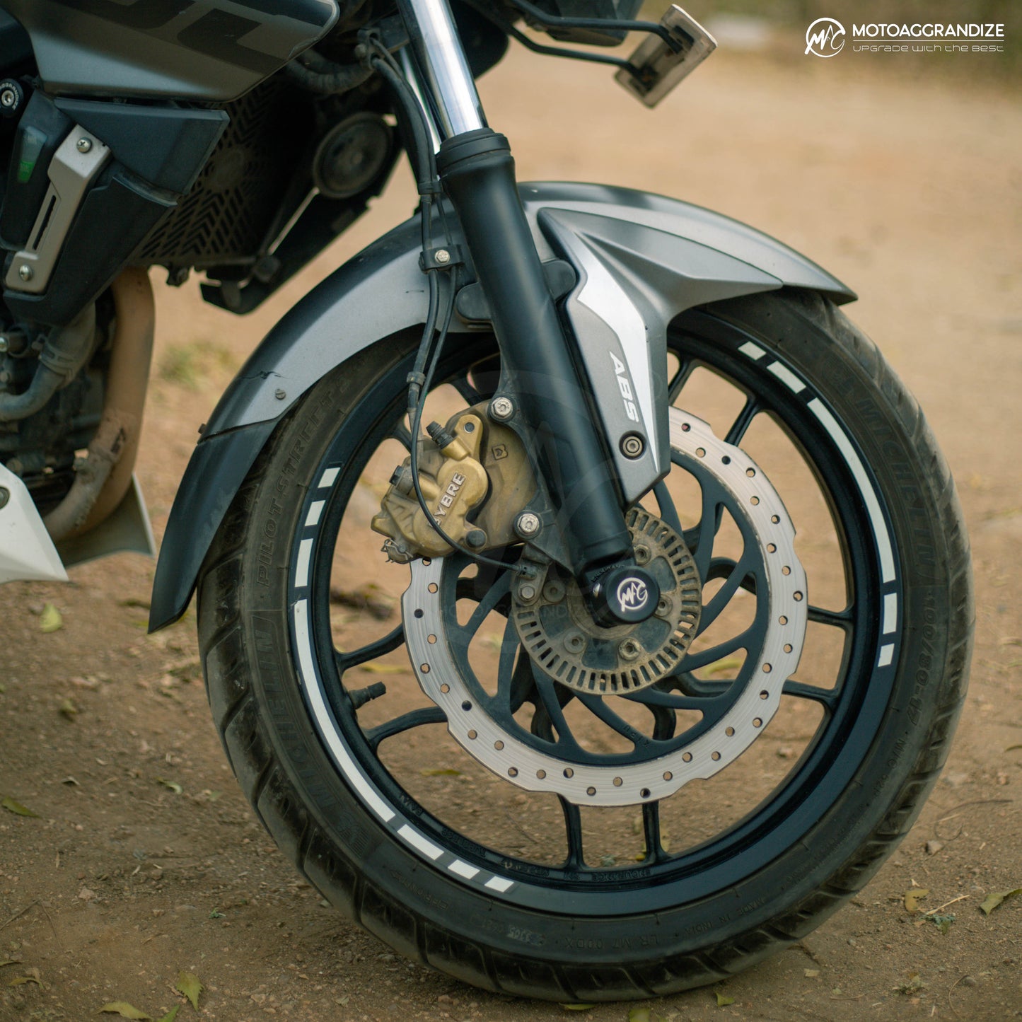 Bajaj NS200 Combo | Frame Sliders, Fork Sliders, Radiator Guard, Tail Tidy