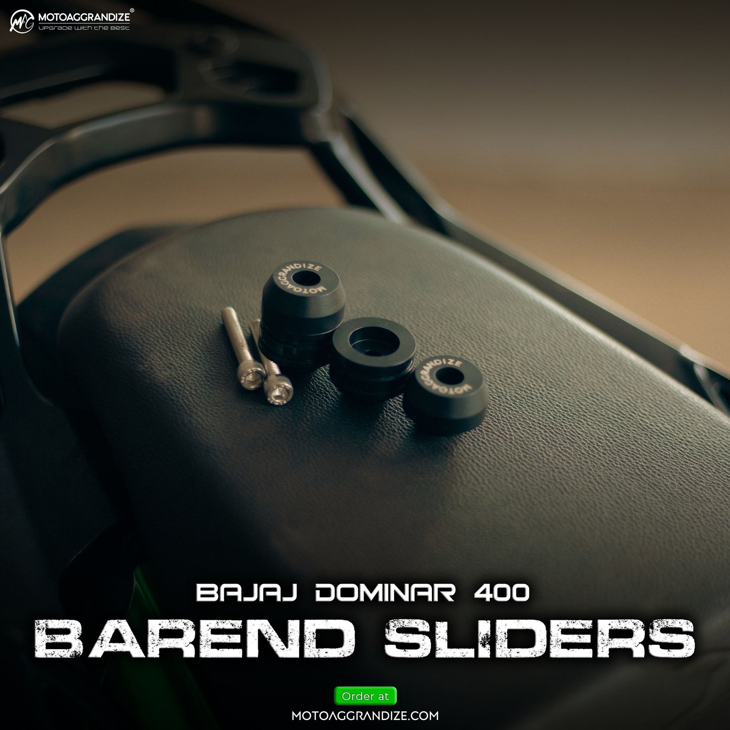 Bar End Sliders for Bajaj Pulsar Dominar 400 | RS200 | NS200 | 160 | 125