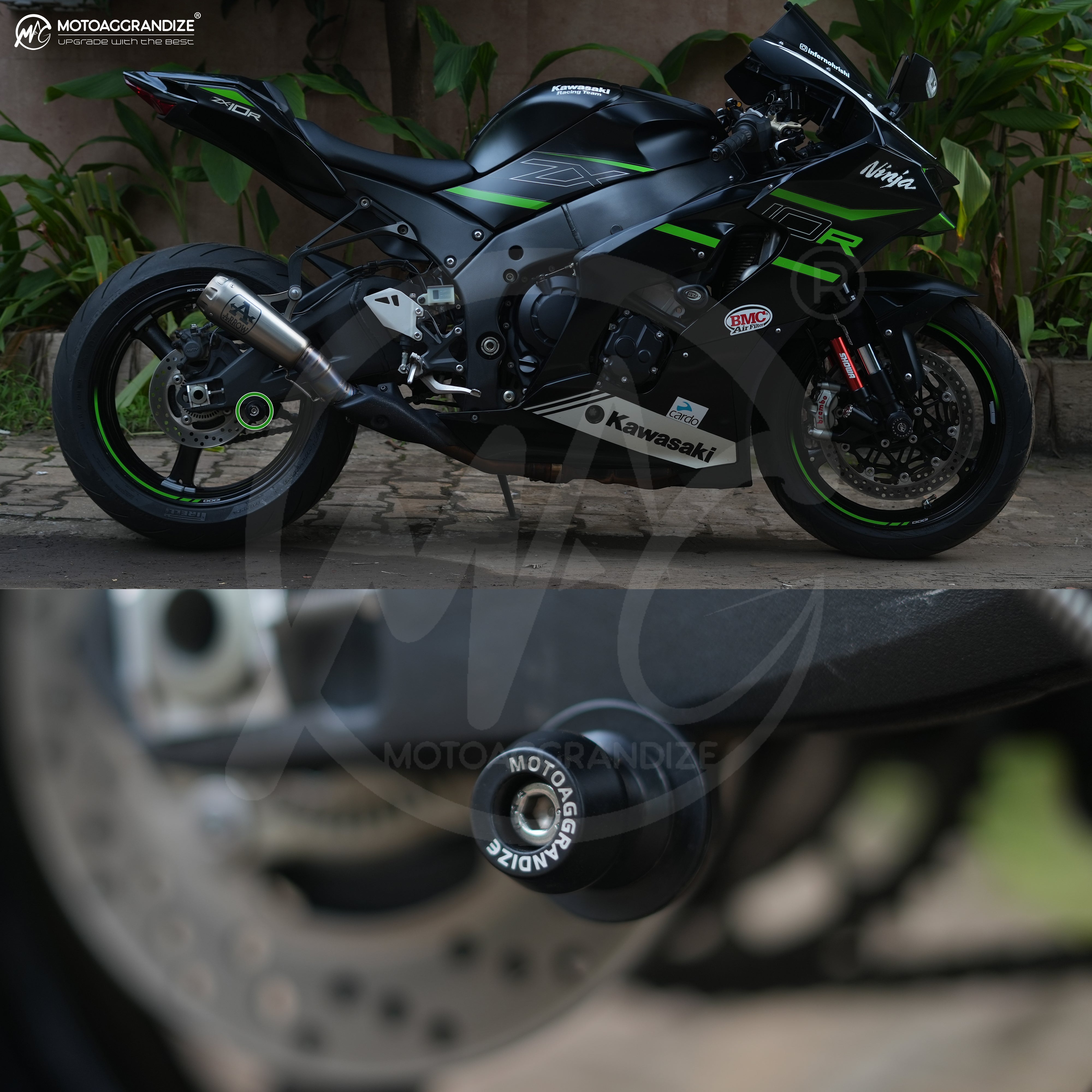 Kawasaki Z900 Combo | Frame Sliders, Fork Sliders, Radiator Guard