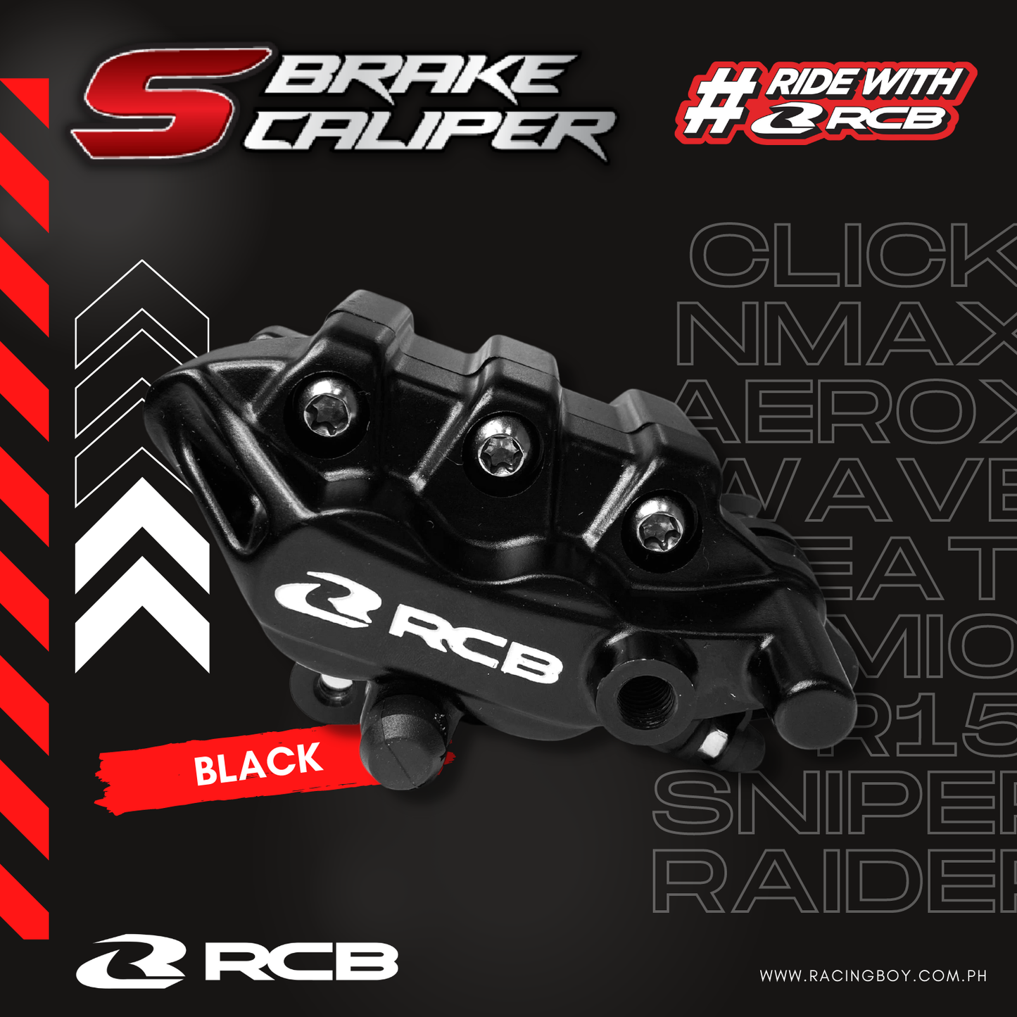 RCB BRAKE CALIPER NMAX (F) S SERIES - BL | Part 01BC017A
