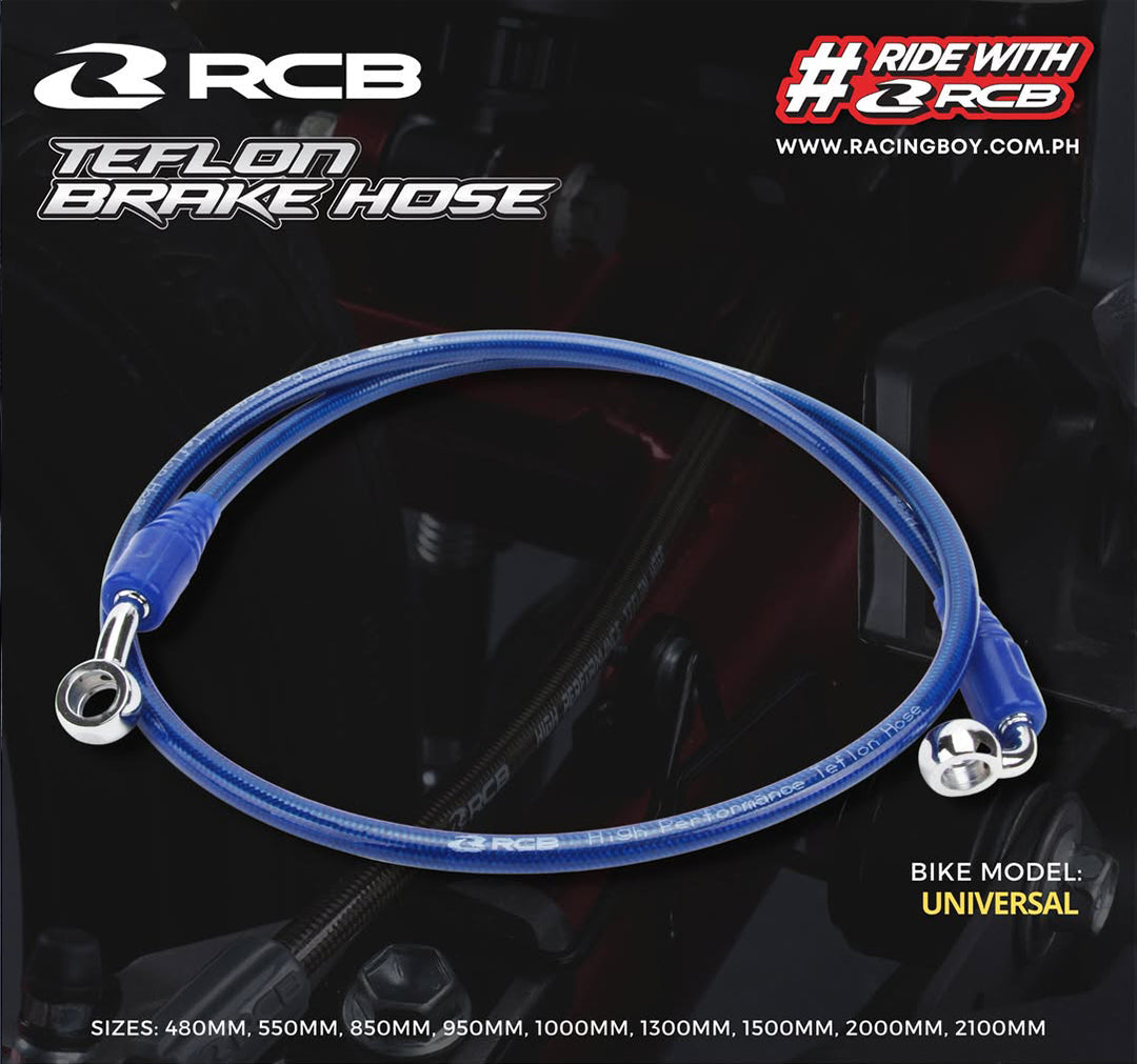 RCB TEFLON BRAKE HOSE 850MM-BL | Part 01BH003A