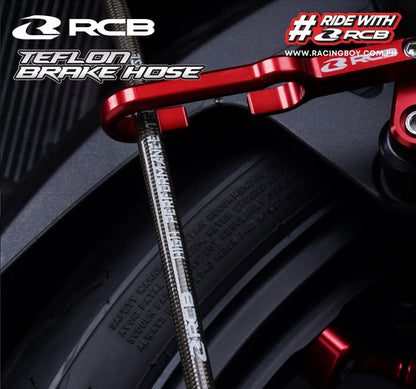 RCB TEFLON BRAKE HOSE 480MM - RD | Part 01BH002R