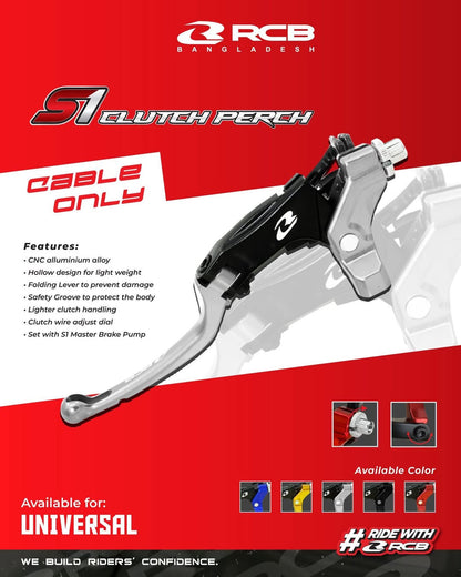 RCB MASTER BRAKE PUMP S1 (LH) CABLE ONLY - TI | Part 01BP024T