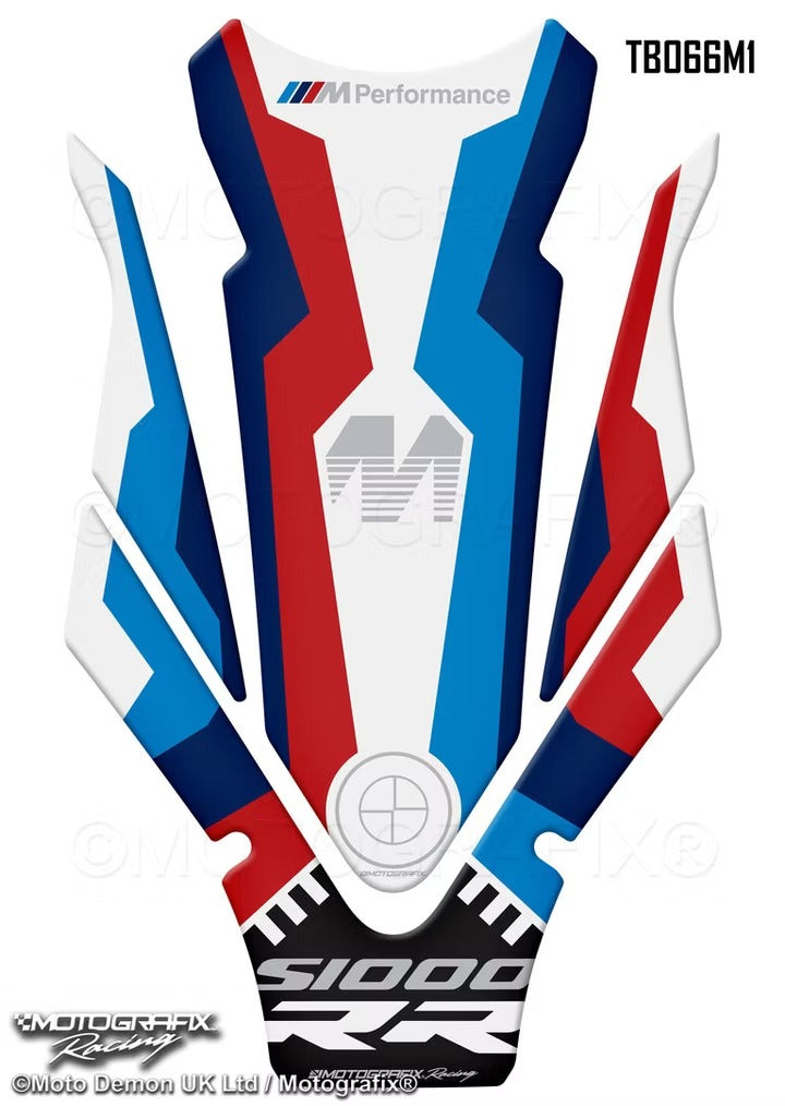 BMW S1000RR 2023 - 2024 Motorcycle Tank Pad Protector Motografix 3D Gel TB066M1