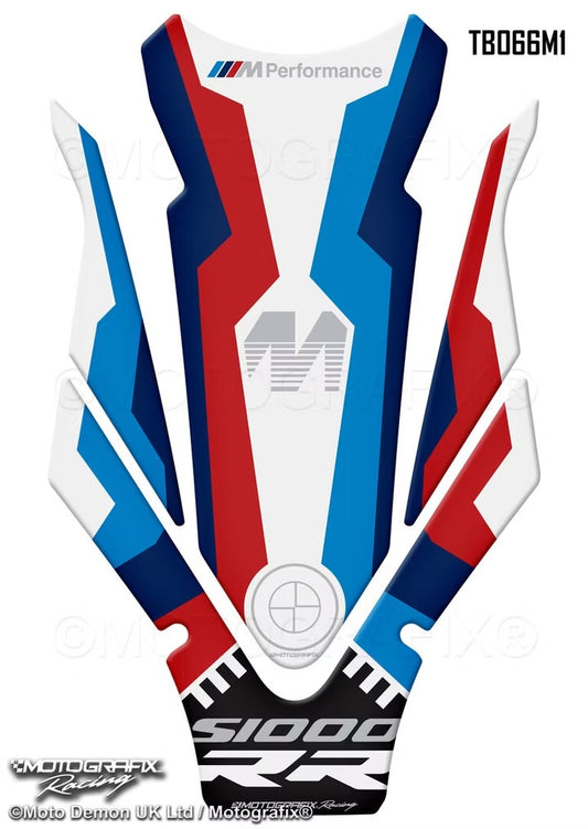 BMW S1000RR 2023 - 2024 Motorcycle Tank Pad Protector Motografix 3D Gel TB066M1
