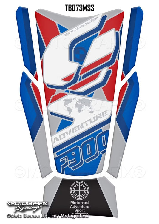 BMW F900GS Adventure 2024 - 2025 Motorcycle Tank Pad Protector Motografix 3D Gel TB073MSS