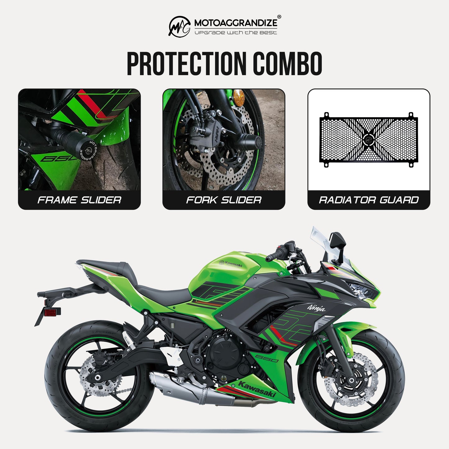 Protection Combo for Kawasaki Ninja 650