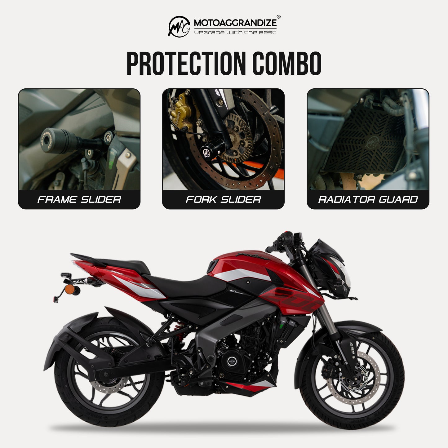 Protection Combo for Bajaj NS 200