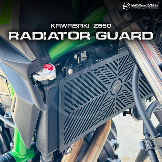 Radiator guard for Kawasaki Z650