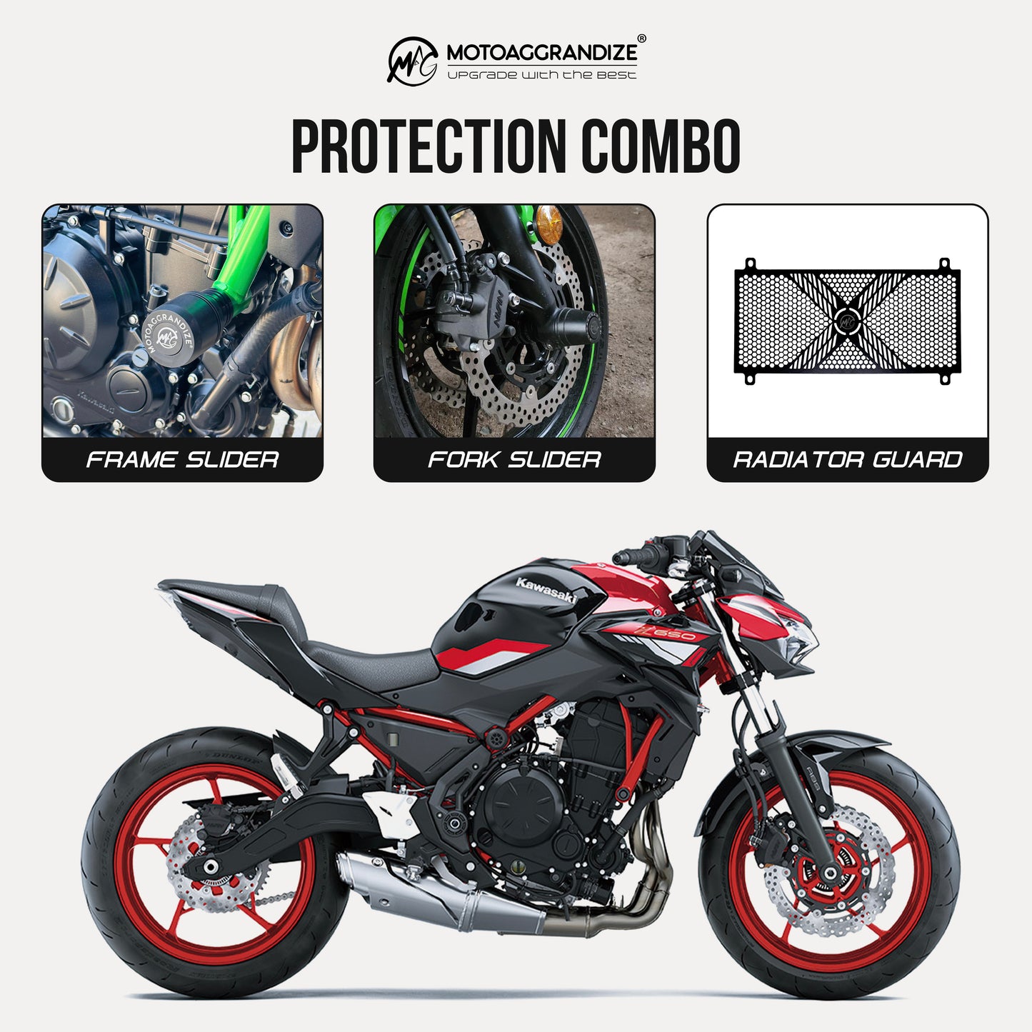 Protection Combo for Kawasaki Z650