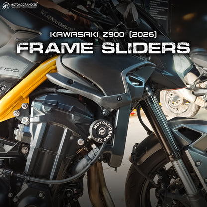 Kawasaki Z900 (2026) Combo | Frame Sliders, Fork Sliders, Radiator Guard, Spools