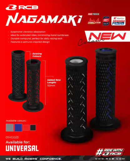 RCB NAGAMAKI GRIP SET 01HG023J BLACK GREY