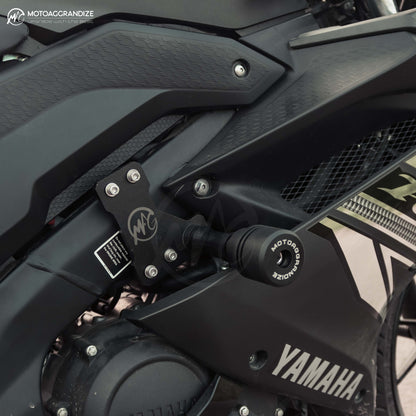 Motoaggrandize Frame Sliders for Yamaha R15 V2 | R15 V3 | R15S | MT15