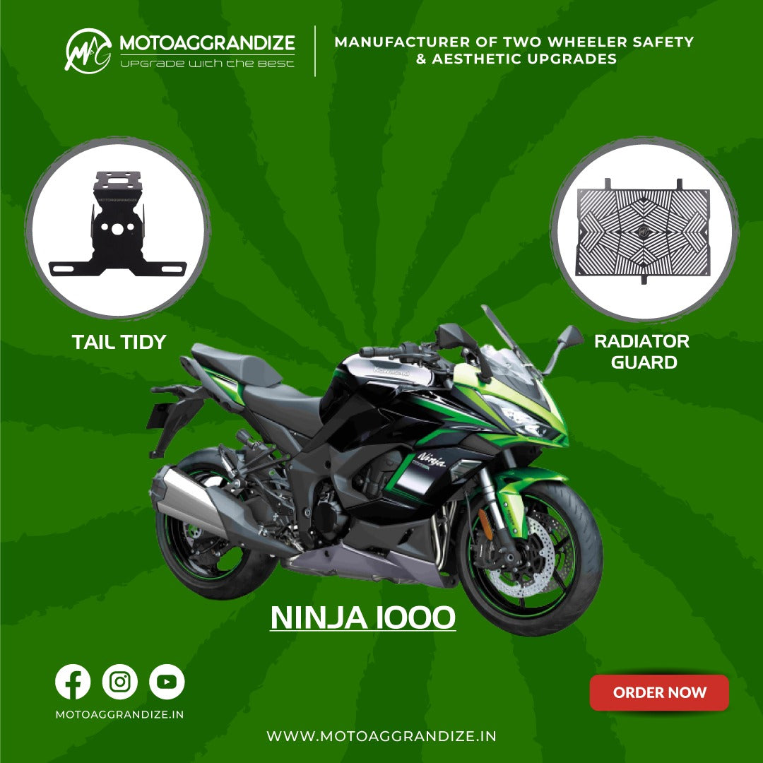 Kawasaki Ninja 1000 Combo | Radiator Guard, Tail Tidy